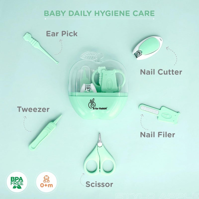 R for Rabbit Stylo Apple 5-in-1 Baby Nail Grooming Kit - Image 2