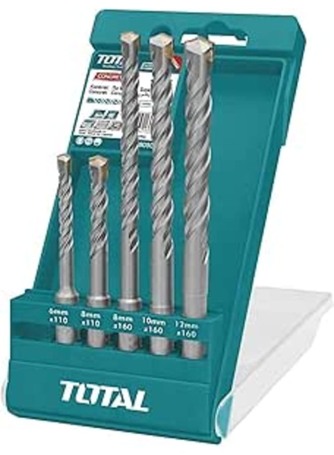 TOTAL Vidia 5-piece drill bit set from 4 to 10 mm Total
