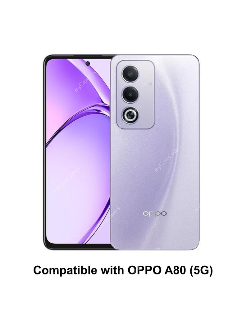 Theodor Oppo A80 Clear Case, Shock-Absorption TPU Cell Phone Cover with Reinforced Corners, Soft Flexible & Crystal Clear Protective Bumper Case - Image 2