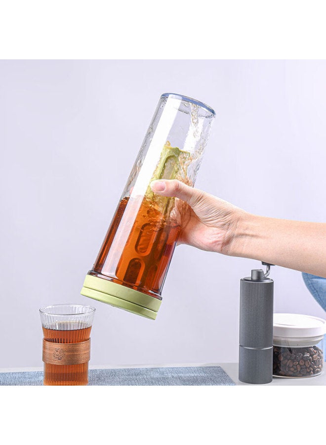 Cliton Cold Brew Coffee Maker Filter Cold Brew Cup Coffee Filter Pot Cold Water Pot Tea Pot Ice Drip Pot Cold Brew Bottle 1L - Image 3