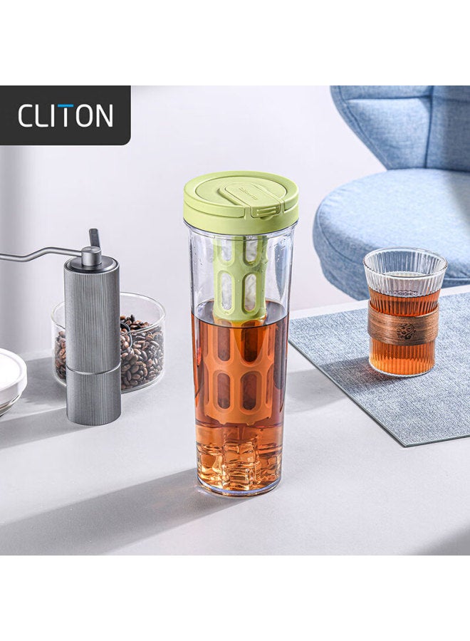 Cliton Cold Brew Coffee Maker Filter Cold Brew Cup Coffee Filter Pot Cold Water Pot Tea Pot Ice Drip Pot Cold Brew Bottle 1L - Image 1