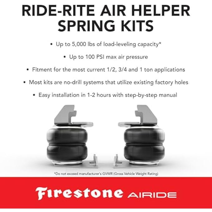 Firestone 2286 RideRite Air Helper Spring Kit Rear 0208 Dodge Ram 1500 2Wd4Wd W217602286 - Image 5