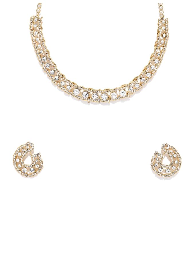 erorex Jewelery Set For Women Golden Zpfk9202 - Image 1