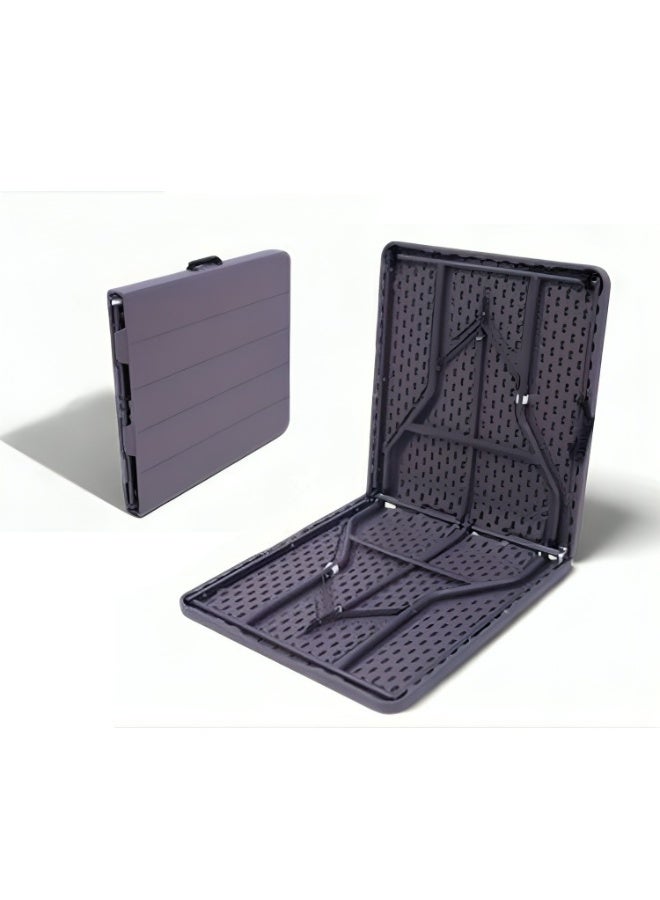 تالا طاولة قابلة للطي مع مقبض متعددة الاستخدامات – 152×70×72 سم – خفيفة الوزن وسهلة الحمل للاستخدام الداخلي والخارجي - Image 3