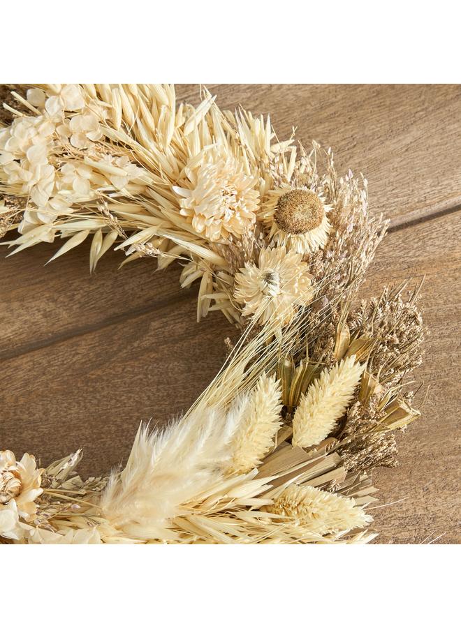 Home Box Miley Dried Flower Wreath with Natural Aroma Oil - 28x5x30 cm - Image 2