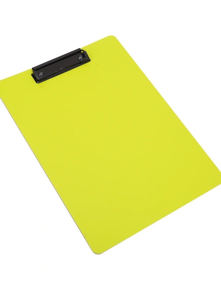 Deli لوح مشبك فردي مقاوم للكسر باللون الأخضر