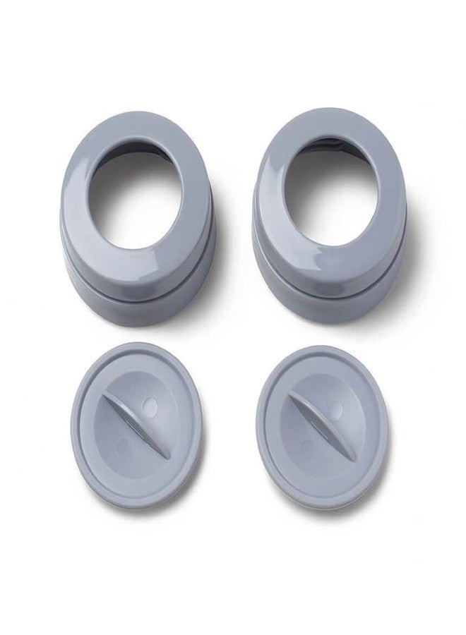 Ameda Mya Breast Pump Replacement Locking Rings & Caps, Bottle Caps, Breastfeeding Equipment & Accessories (2 Count) - Image 1