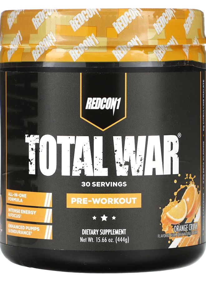 REDCON1 Total War PreWorkout Orange Crush 15.66 oz (444 g)
