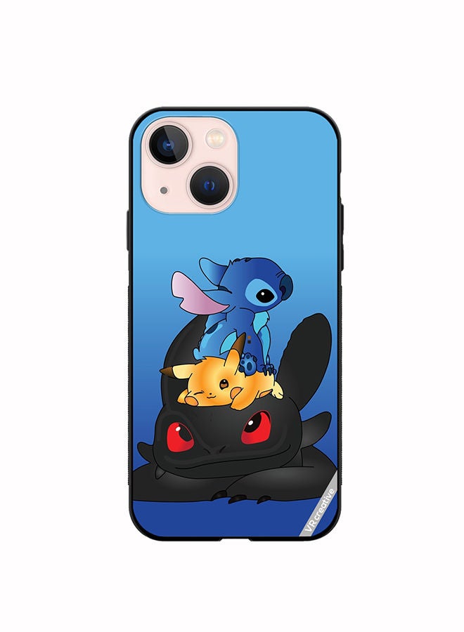VR CREATIVE Protective Case Cover For Apple iPhone 14 Cartoon Mix Design Multicolour - Image 1