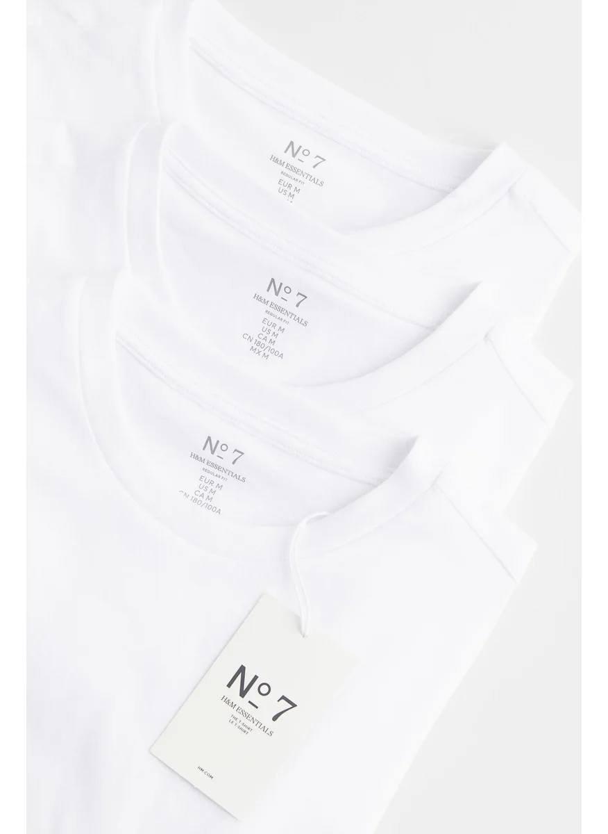 H&M 3-Pack Regular Fit T-Shirts