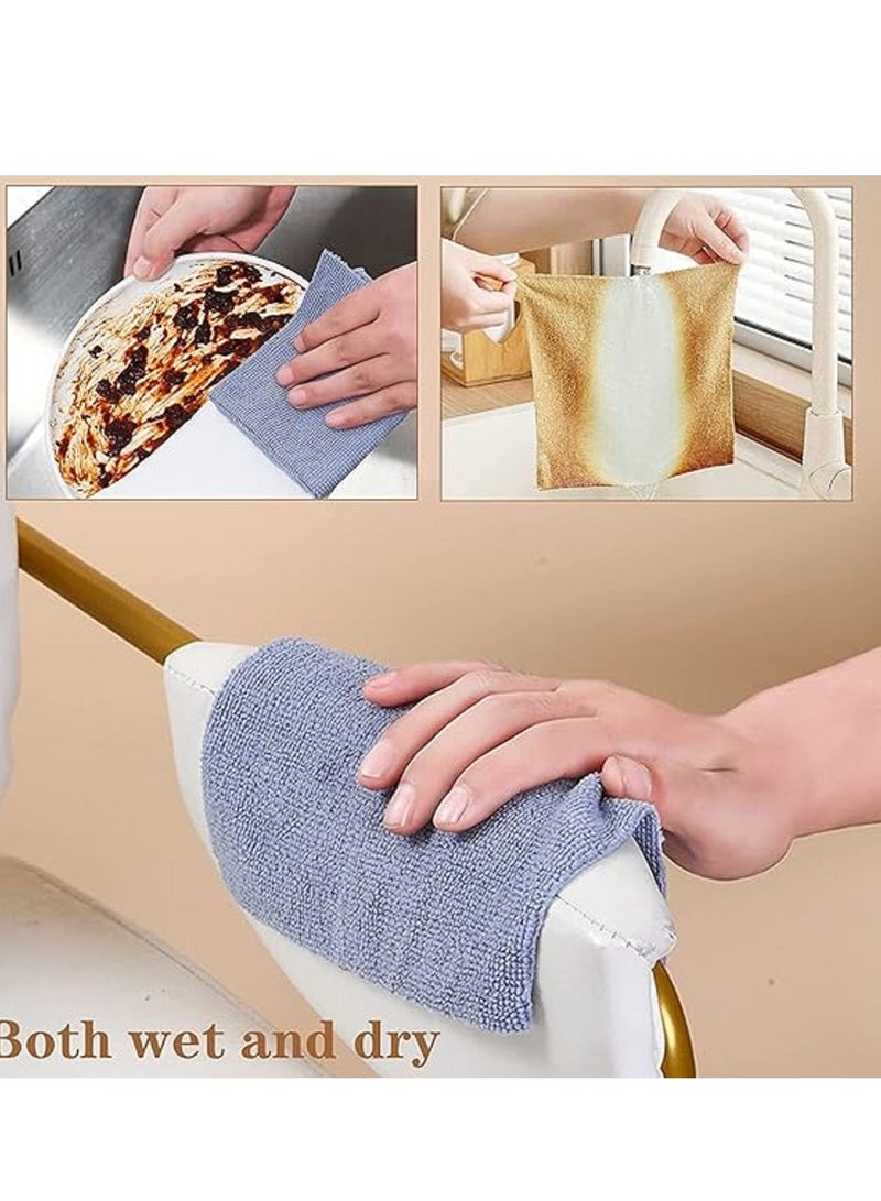 10 Sheets Disposable Cleaning Cloths Cleaning Towels Microfiber Size : 20*20 - Image 5