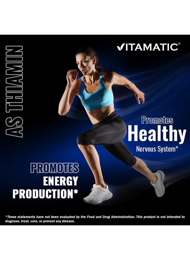 Vitamatic Vitamin B1 (Thiamine) 500mg, 120 Capsules - Image 3