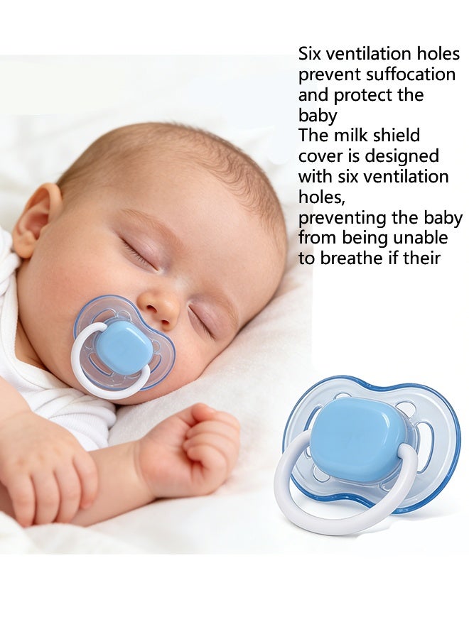 KANGLI Baby Silicone Pacifier 0-12M, 2 Pieces | Thumb shape forHealthy Oral | FREE BPA | cavity Growth | Food grade silicone | 1 daytime use and 1 nighttime use - Image 2