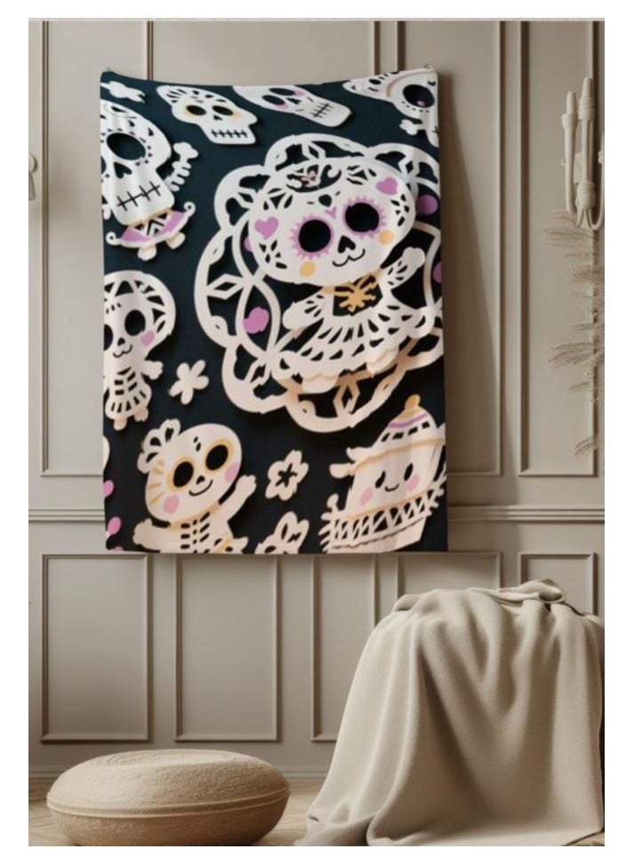 عام بطانية رقيقة من الفانيلا (دافئة ومريحة، ومناسبة للنوم واستخدام الألعاب وإزالة الغبار ومقاومة للرمل) 150 سم * 200 سم - 816 - Image 1