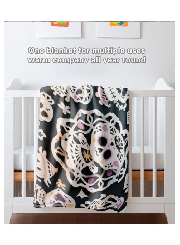 عام بطانية رقيقة من الفانيلا (دافئة ومريحة، ومناسبة للنوم واستخدام الألعاب وإزالة الغبار ومقاومة للرمل) 150 سم * 200 سم - 816 - Image 4