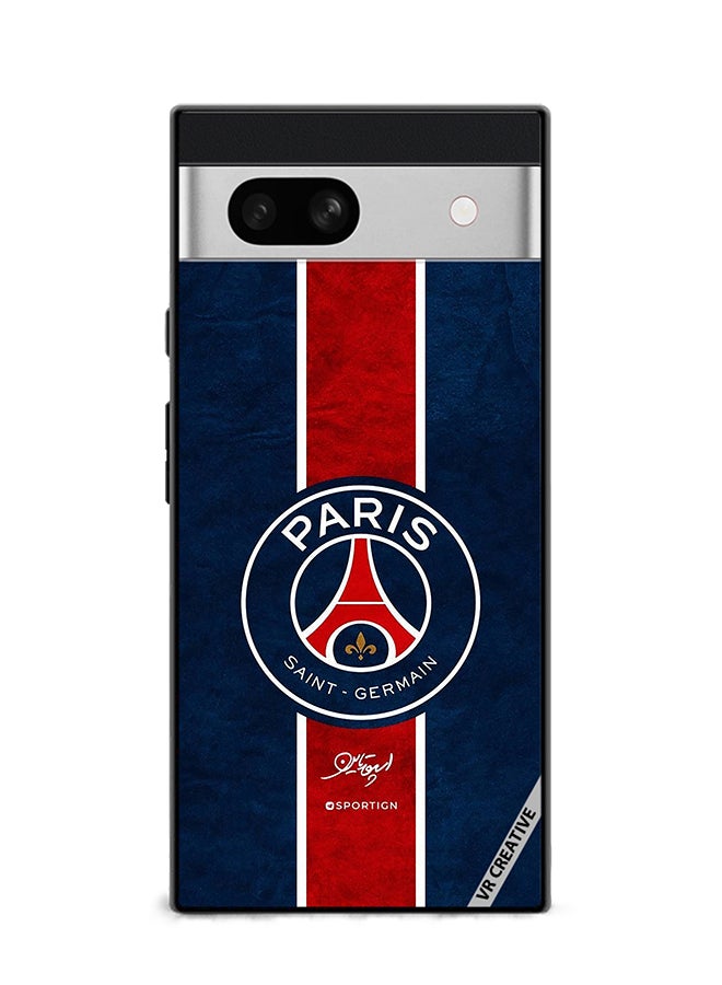 VR CREATIVE Protective Case Cover For Google Pixel 7a Paris Saint Germain Design  Multicolour - Image 1