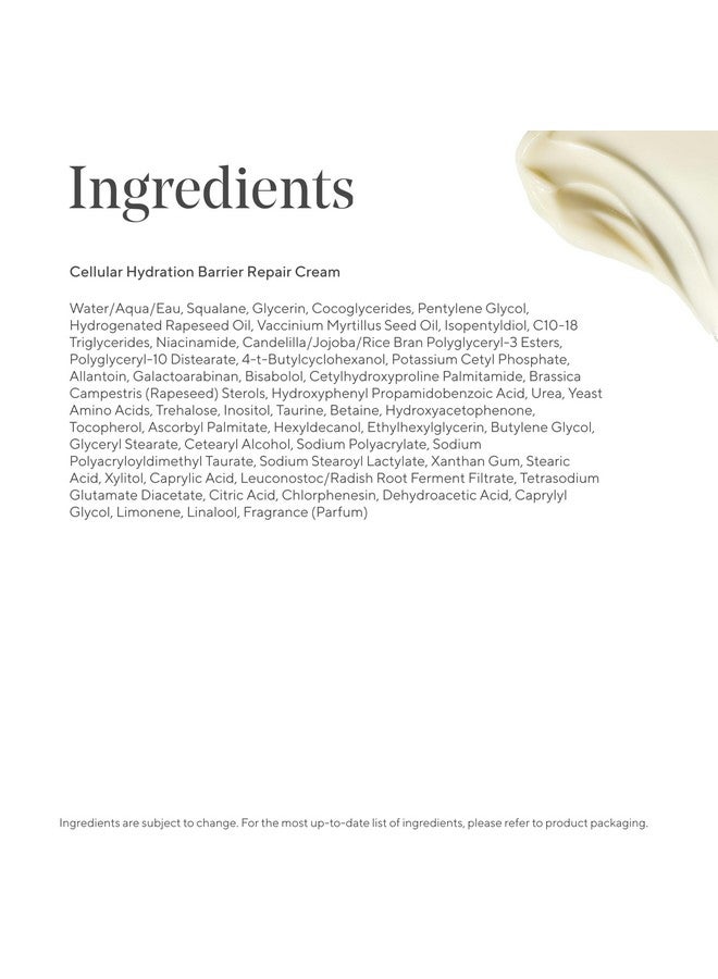 Murad Cellular Hydration Barrier Repair Cream - Nourishing Face Moisturizer Repairs Dry, Flaky Skin - Bilberry Omega Fatty Acids And Soothing Allantoin Restores Bounce & Radiance - 1.7 Fl Oz - Image 3