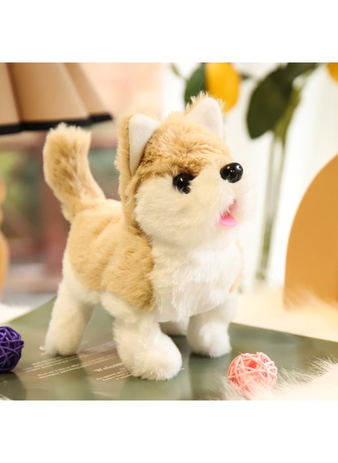 Electric Plush Simulation Toy Dog Teddy Toy Pet Children Dog Robot Dog Manufacturer-Specifications:Light Brown  - Image 5