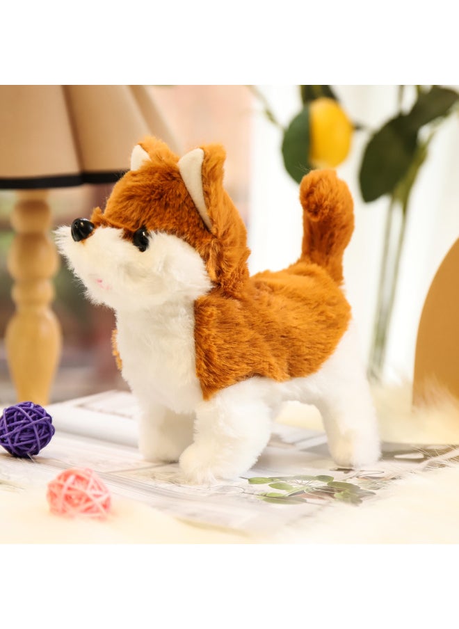 Electric Plush Simulation Toy Dog Teddy Toy Pet Children Dog Robot Dog Manufacturer-Specifications:Light Brown  - Image 4