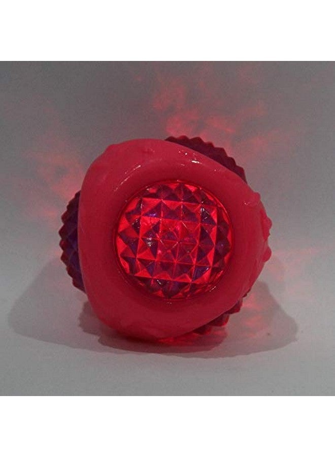 Non-Toxic Teething And Training Lighting Led Ball With Sound Squeaky Squeaker Ball Chew Toy For Dogs And Cats (Available As Per Color) - Image 2