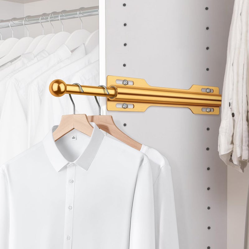 FIRJOY 12" Valet Rod for Closet Pull Out (1 Pack, Orange) - Image 1