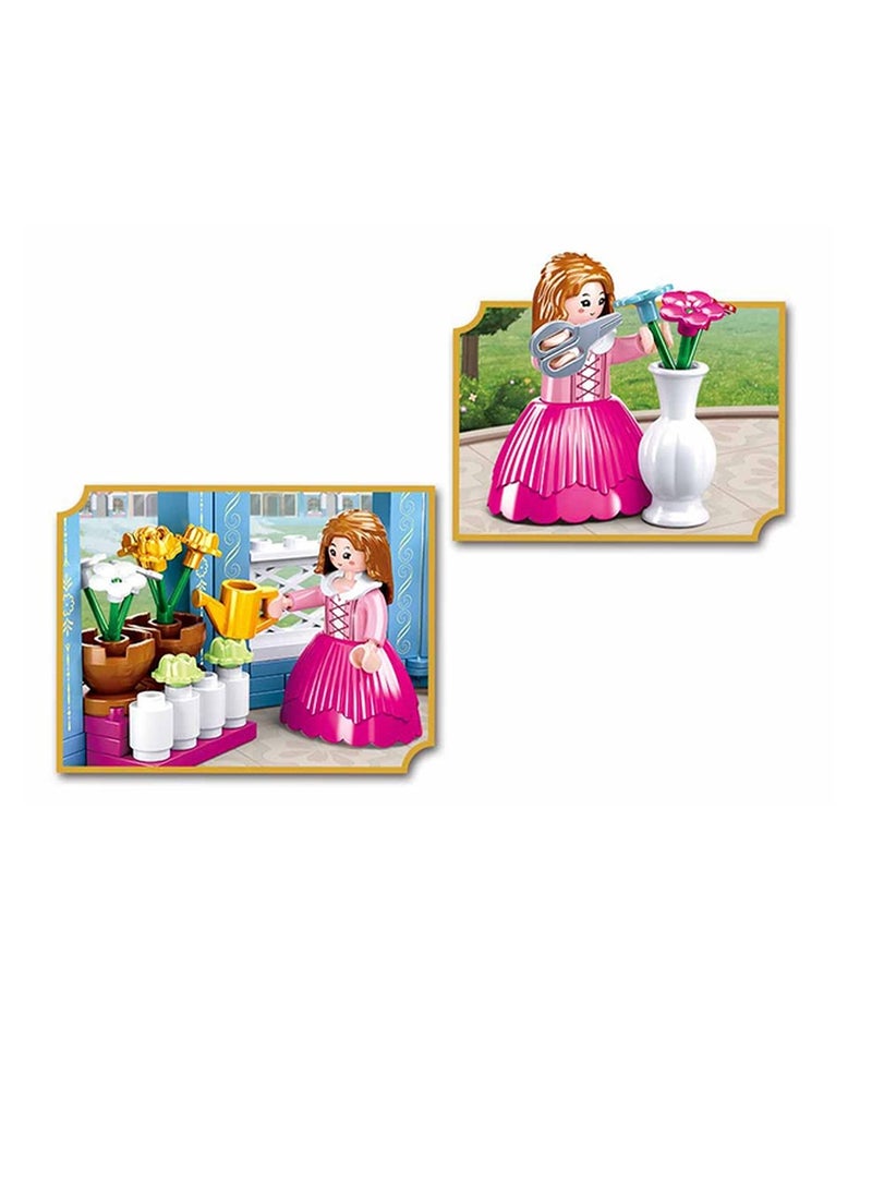 Sluban - Sluban - Girls Dream Flower Store Bricks Set 154 Pieces - M38-B0905 - Image 1