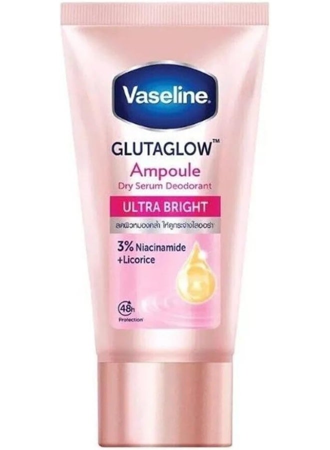 Vaseline GlutaGlow Ultra Bright Ampoule Dry Serum Deodorant with 3% Niacinamide and Licorice