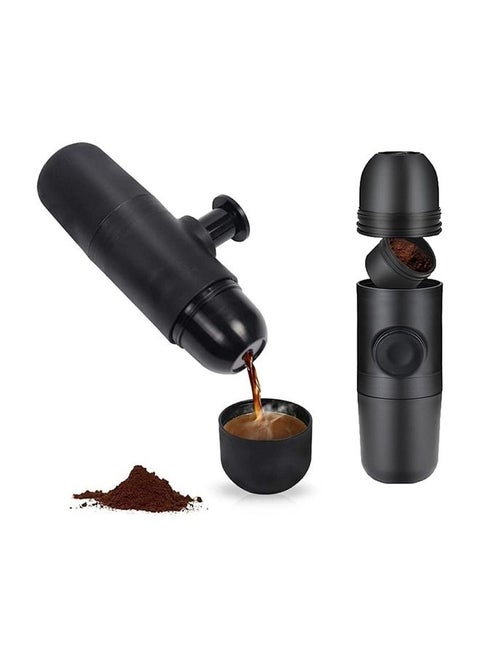 Portable Espresso Maker Hand Held Pressure Manual Coffee Maker Outdoor Travel Coffee Maker for Camping Desk Office Manually Operated Portable Coffee Maker