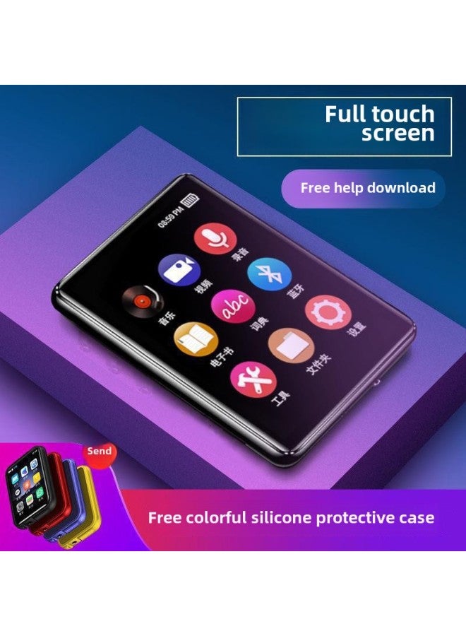 Jackie MP3 Walkman Students Touch Screen Mp4 Bluetooth Music Player Portable English Word Check-Body Color:2.0inch [touch Screen + Vocal Dictionary] Bluetooth-Memory Capacity:16g Memory [official Standard Package]