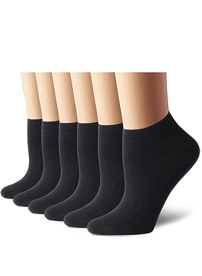 شيزي 9 أزواج من الجوارب الرياضية القصيرة للكاحل - جوارب رياضية من القطن والسباندكس بمقاس حر - Image 1