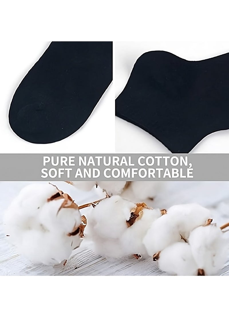 شيزي 9 أزواج من الجوارب الرياضية القصيرة للكاحل - جوارب رياضية من القطن والسباندكس بمقاس حر - Image 2