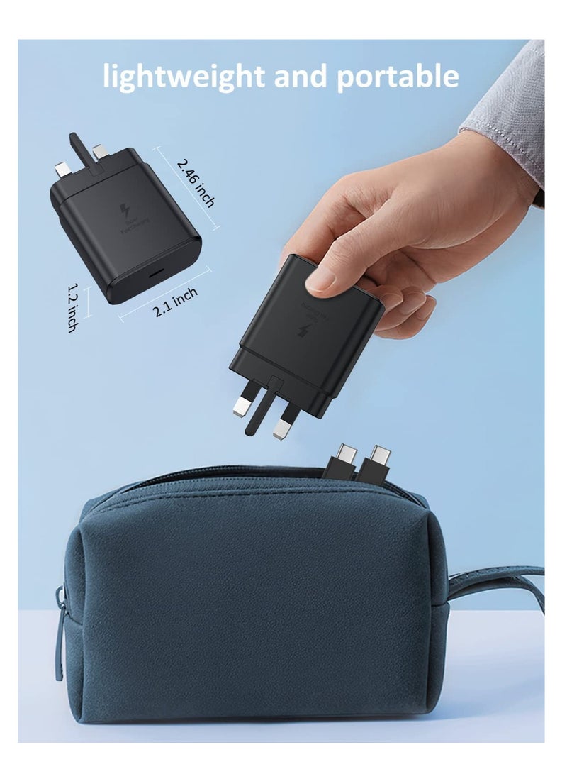 general 45W Super Fast Charger Compatible with Galaxy S25 Ultra, S24 Ultra, S23 Ultra, S22 Ultra, S23+, S23, S22, S22+, S21, S21+, S20, A16,A15,A26,A25,A36,A35,A54, A55, A56,A72, A73, A74,Tab A8/A9/S10 Ultr - Image 2