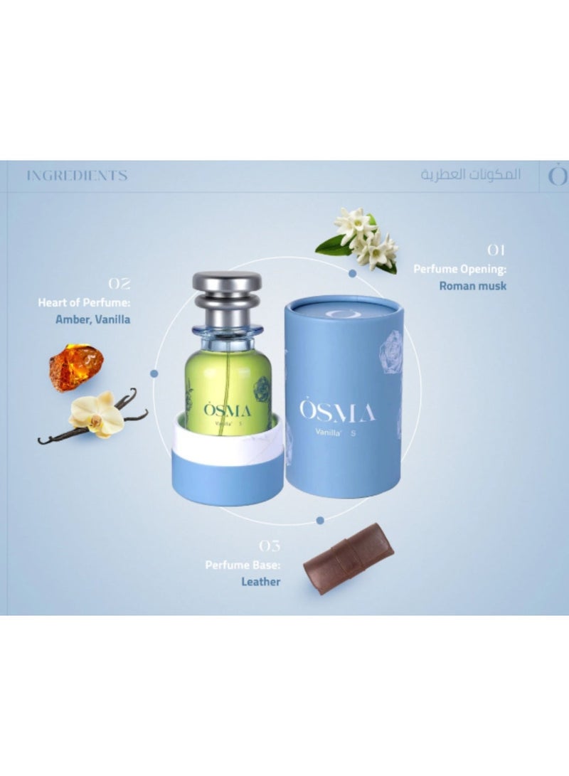 OSMA Vanilla S  Perfume -75 ML - Image 2
