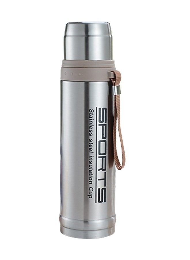 We Happy - Sports Stainless Steel Thermos Vacuum Flask 750 ML Capacity Travel Bottle with Insulation Cup - Image 1