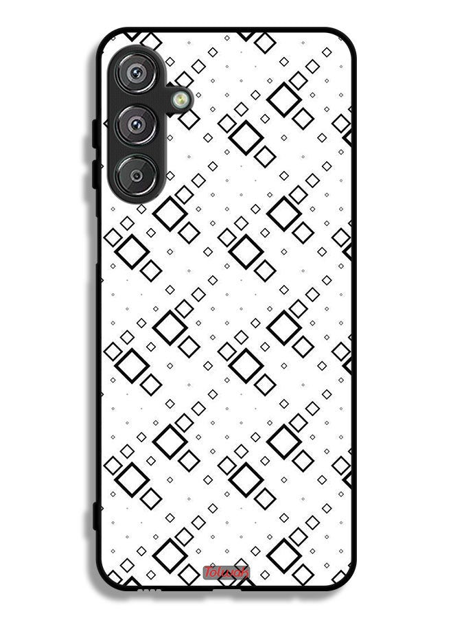 Tolwak Samsung Galaxy M36 Protective Case Cover Square Abstract Digital Art - Image 1