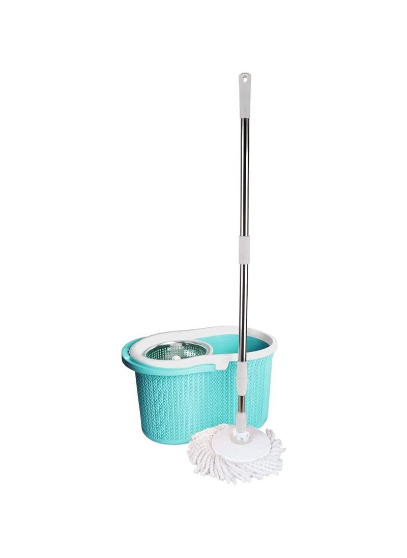 El Helal & Silver Star - Palm cleaning bucket with straw and rotating juicer - turquoise 160419 - Image 1