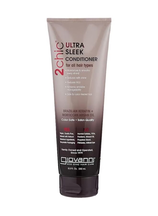 Giovanni 2 Chic Brazilian Keratin Ultra Sleek Conditioner 250ml