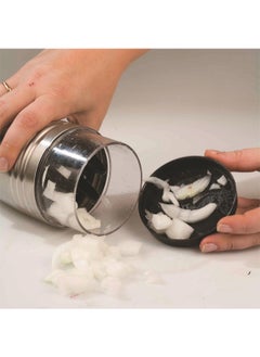 Sharpdo Kitchen Household Stainless Steel Garlic Paste Manual Grinder 4.5*22.8CM  - Image 3
