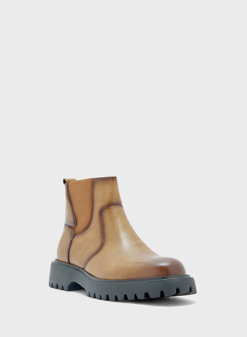 Robert Wood Chunky Pull On Boots  - Image 2