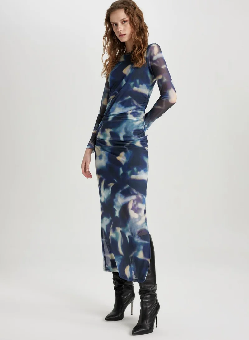 DeFacto Abstract Print Dress