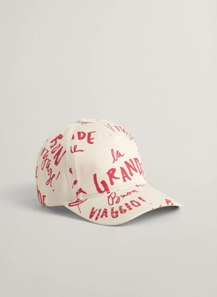 غانت Gant Text Printed Cap