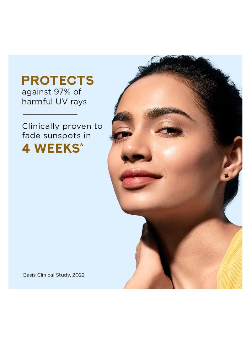 Pond's POND's Serum Boost Sunscreen For All Skin Types Prevent And Fade Dark Patches With The Power Of Spf 50 And Niacinamide-C Serum 100G, Pack Of 1  - Image 3