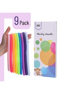 Mr. Pen Mr. Pen- Monkey Noodle Fidget Toy, 9 Pack, Fidget Noodles, Stretchy Strings Fidget Toys, Sensory Noodles, Sensory Toys, Calming Toys, Sensory Fidget Toys, Stretchy Toys, Autism Toys  - Image 2