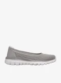SKECHERS GRAY MESH/ KNIT/ DURALEATHER