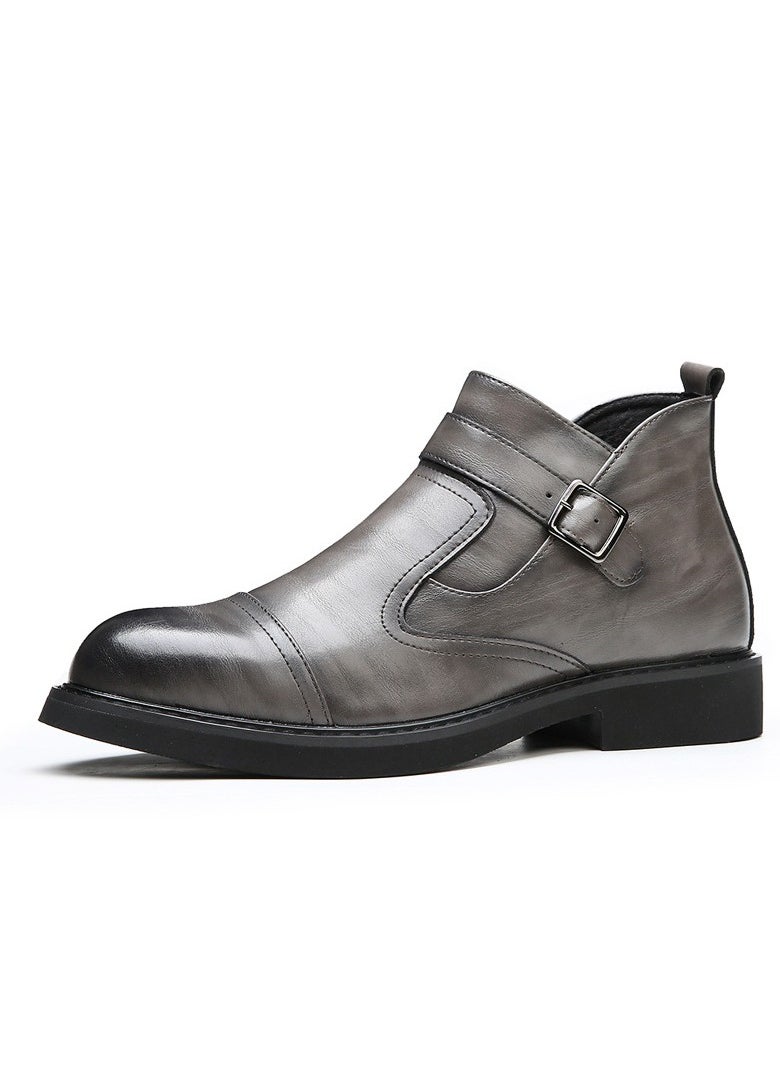 Shougu Versatile Retro Casual Leather Shoes  - Image 1