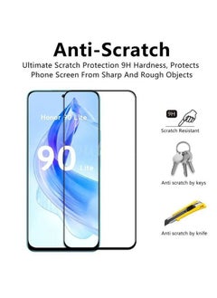 Generic Full Glue Tempered Glass Honor 90 Lite Screen Protector Camera Lens Film  - Image 3