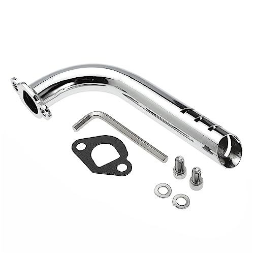 Shunmo Exhaust Pipe for Predator 212cc 196cc GX160 GX200, for Baja Warrior MB165 MB200, and for Coleman CT200U BT200X CT200U for Motovox MBX20 Go Kart Mini Bike Harbor Freight Powerhorse 208 - Image 1