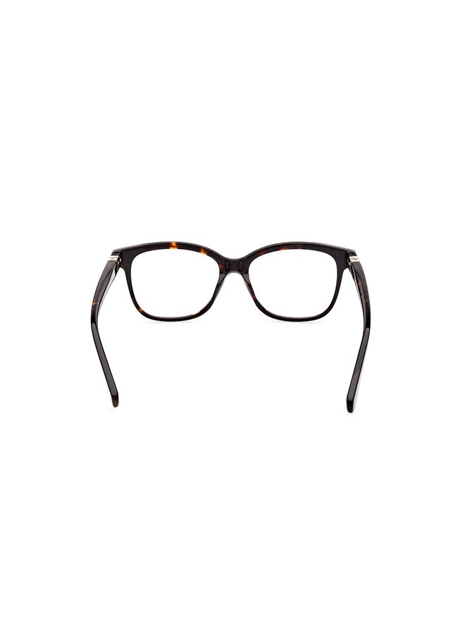 GUESS Unisex Square Eyeglass Frames Dark Havana GUESS GU522005251 51 mm - Image 4