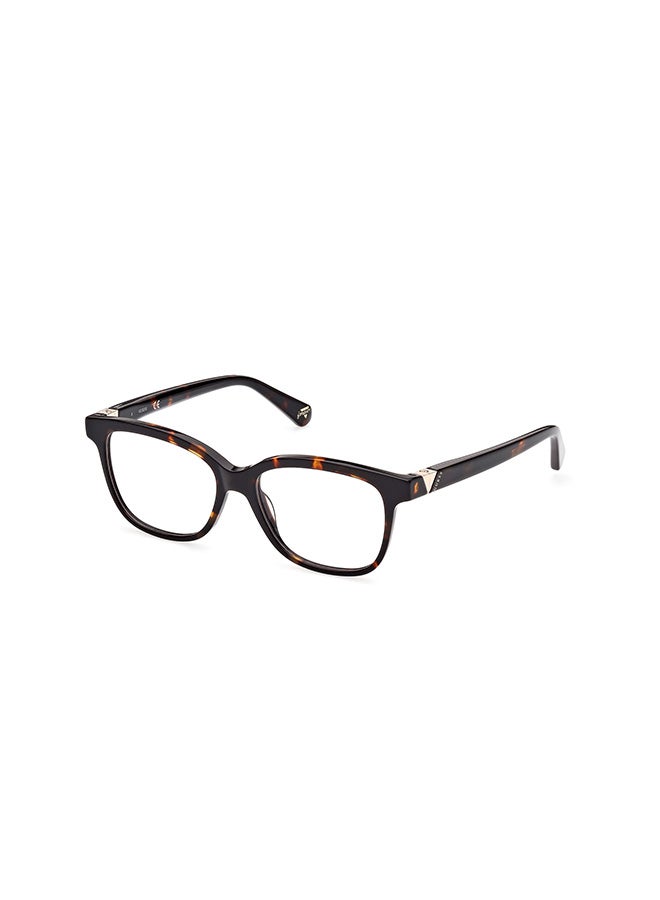 GUESS Unisex Square Eyeglass Frames Dark Havana GUESS GU522005251 51 mm - Image 1