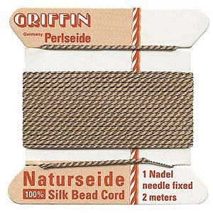 Griffin Pack of 3 Pieces Griffin Silk Cord 2 Meters -Size 2,4,6 with Different Color (4, Beige) - Image 4